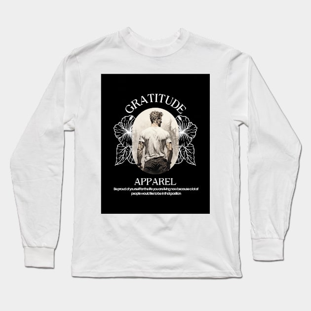 gratitude Long Sleeve T-Shirt by MetamorphoseHob